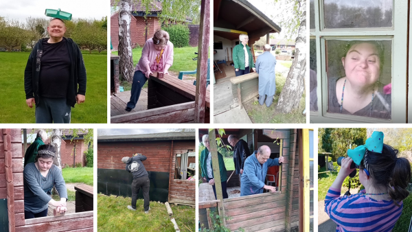 The old summerhouse undergoes a transformation