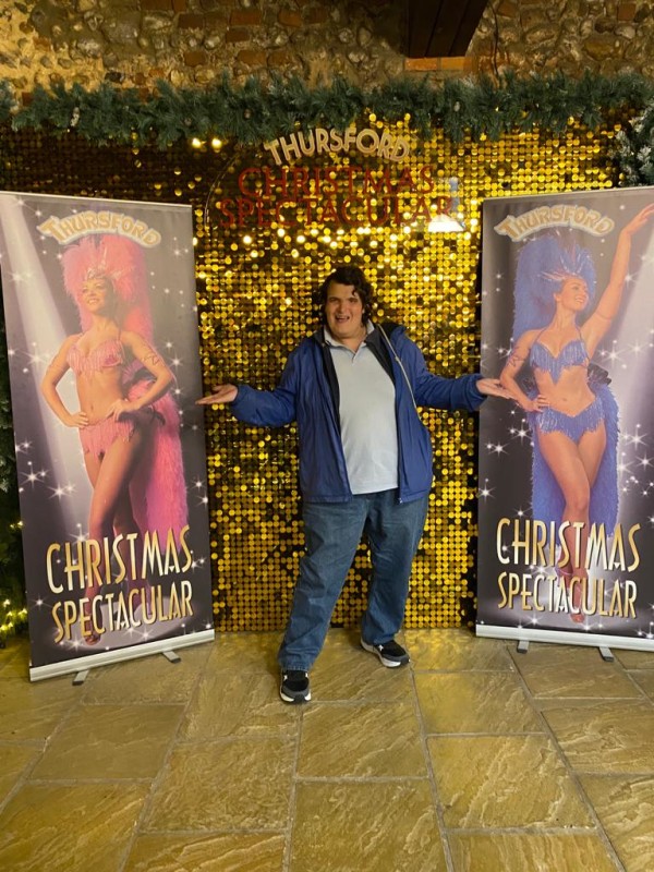 Jason at the Thursford Christmas Spectacular