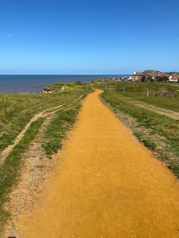 The new coastal path 