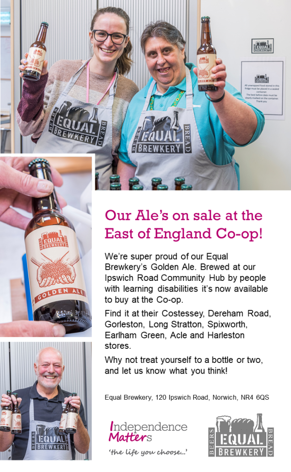Our Ale's on sale at the Co-op poster